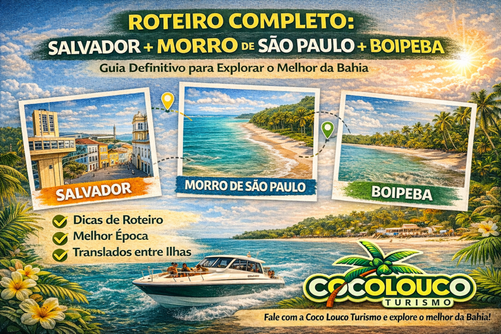 Roteiro completo: Salvador + Morro de São Paulo + Boipeba